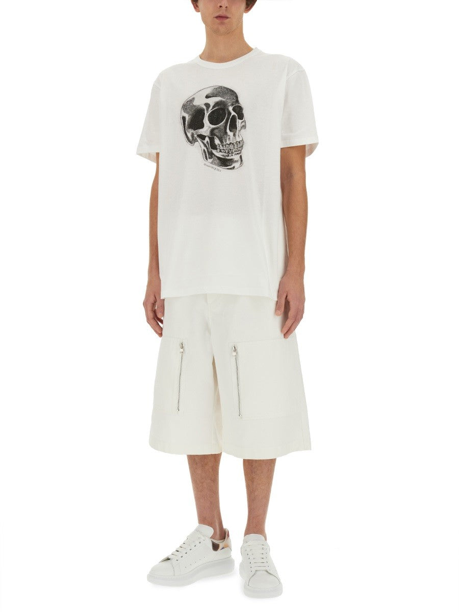 SKULL PRINT T-SHIRT