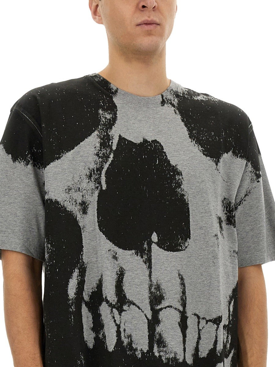 SKULL PRINT T-SHIRT