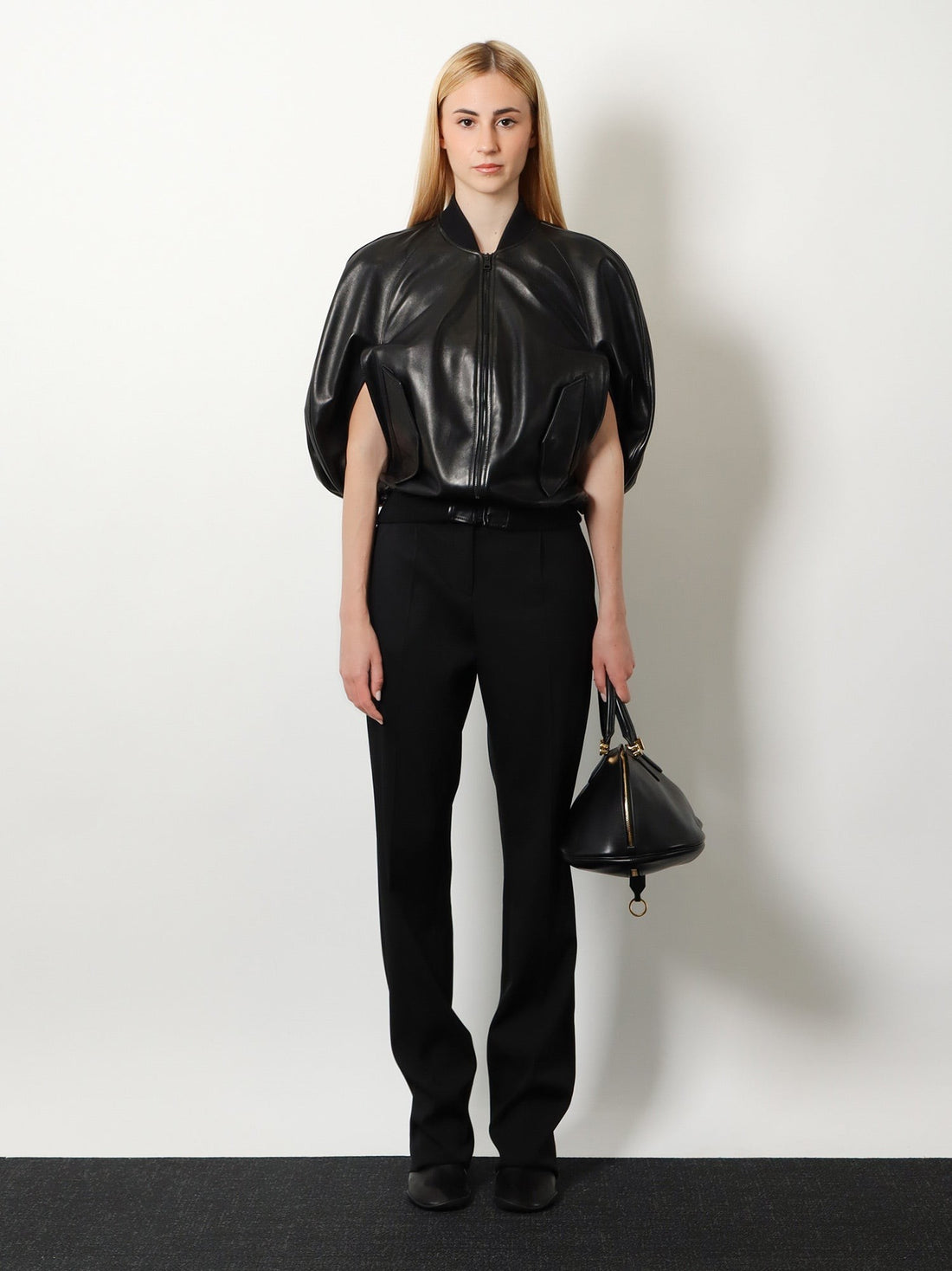 Balenciaga - Sleeveless leather jacket sleeveless-leather-jacket_cb523f9f-4801-4810-9983-ed36a7e4bcb5