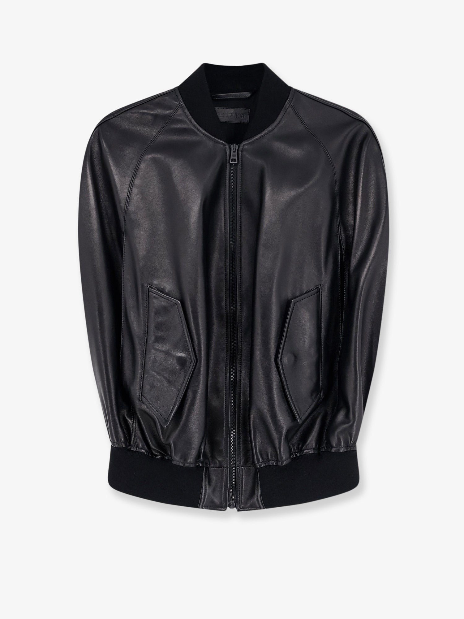 Balenciaga Sleeveless leather jacket