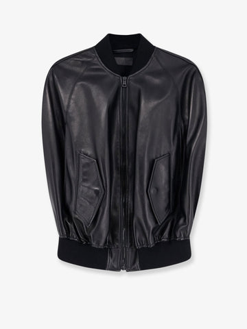Balenciaga Sleeveless leather jacket