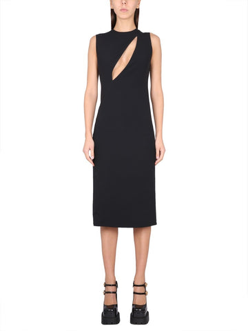 Versace - SLEEVELESS MIDI DRESS WITH CUTOUTS sleeveless-midi-dress-with-cutouts