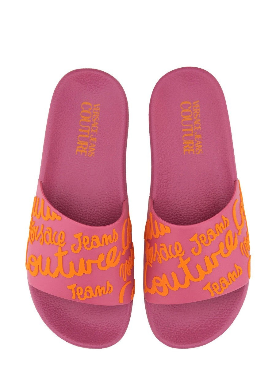 Versace Jeans Couture - SLIDE SANDAL WITH LOGO slide-sandal-with-logo_0a8574cc-818c-49e6-af4f-25c6dda58b27