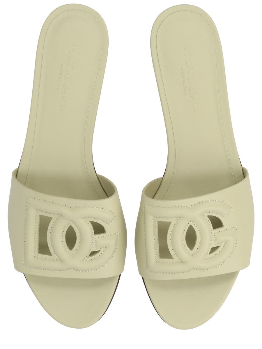 Dolce & Gabbana - SLIDE SANDAL WITH LOGO