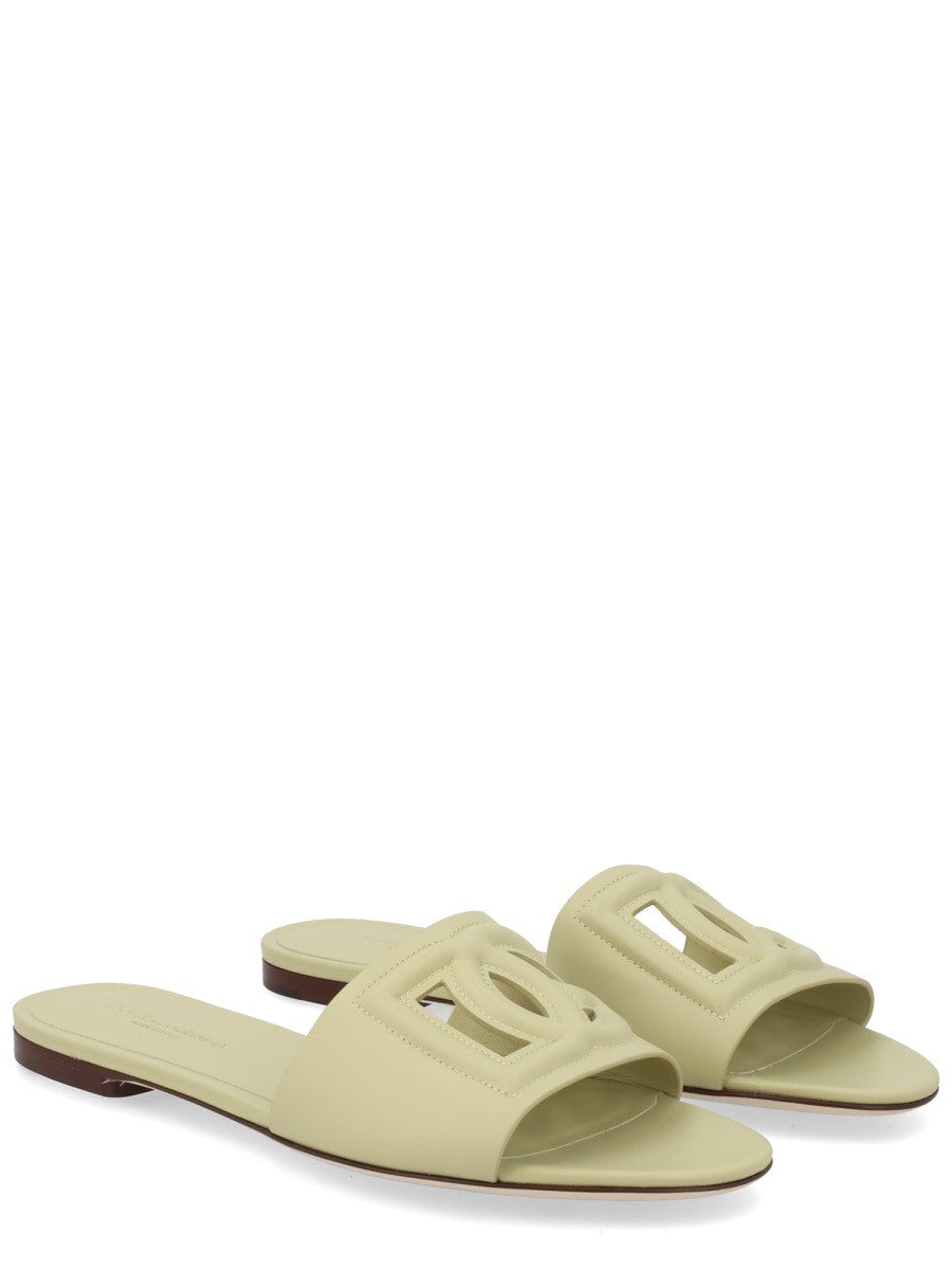 Dolce & Gabbana - SLIDE SANDAL WITH LOGO