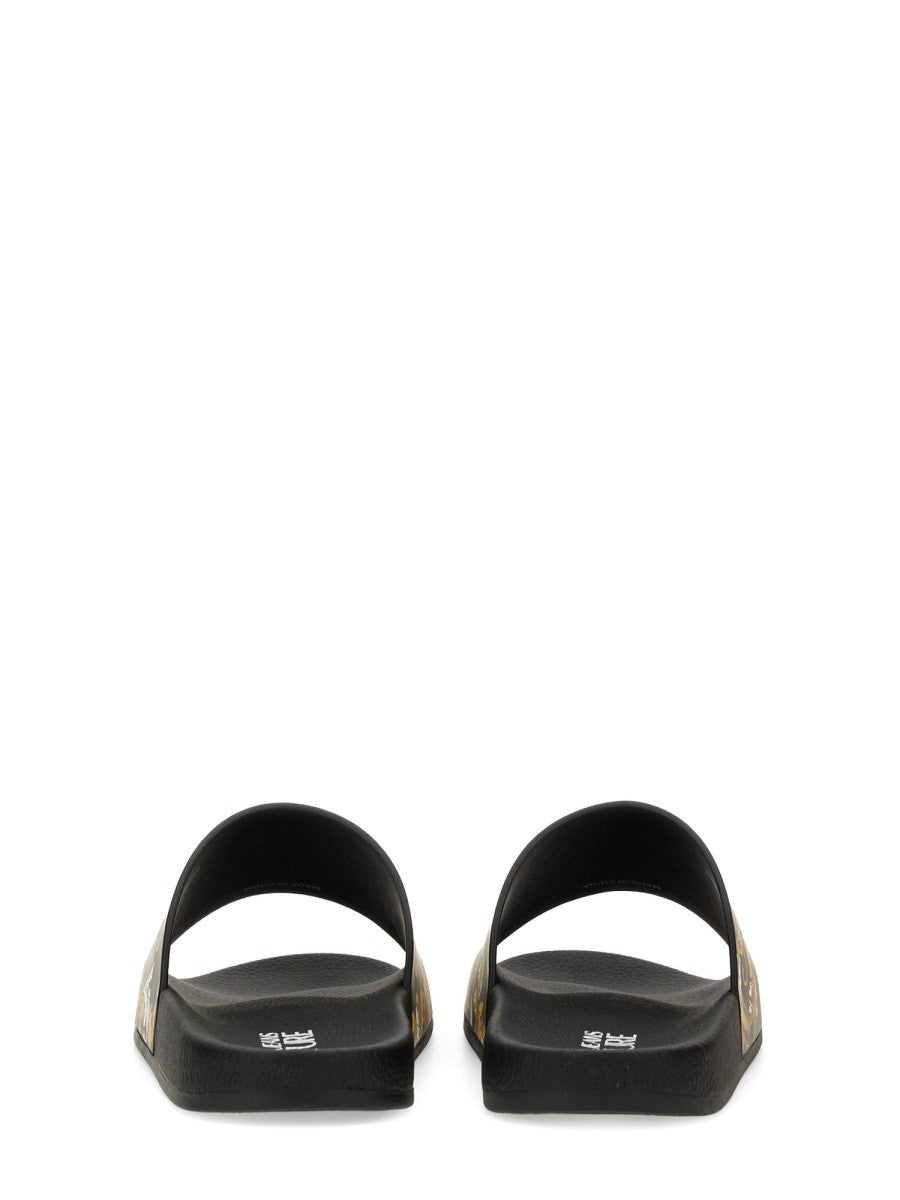 SLIDE SANDAL WITH LOGO