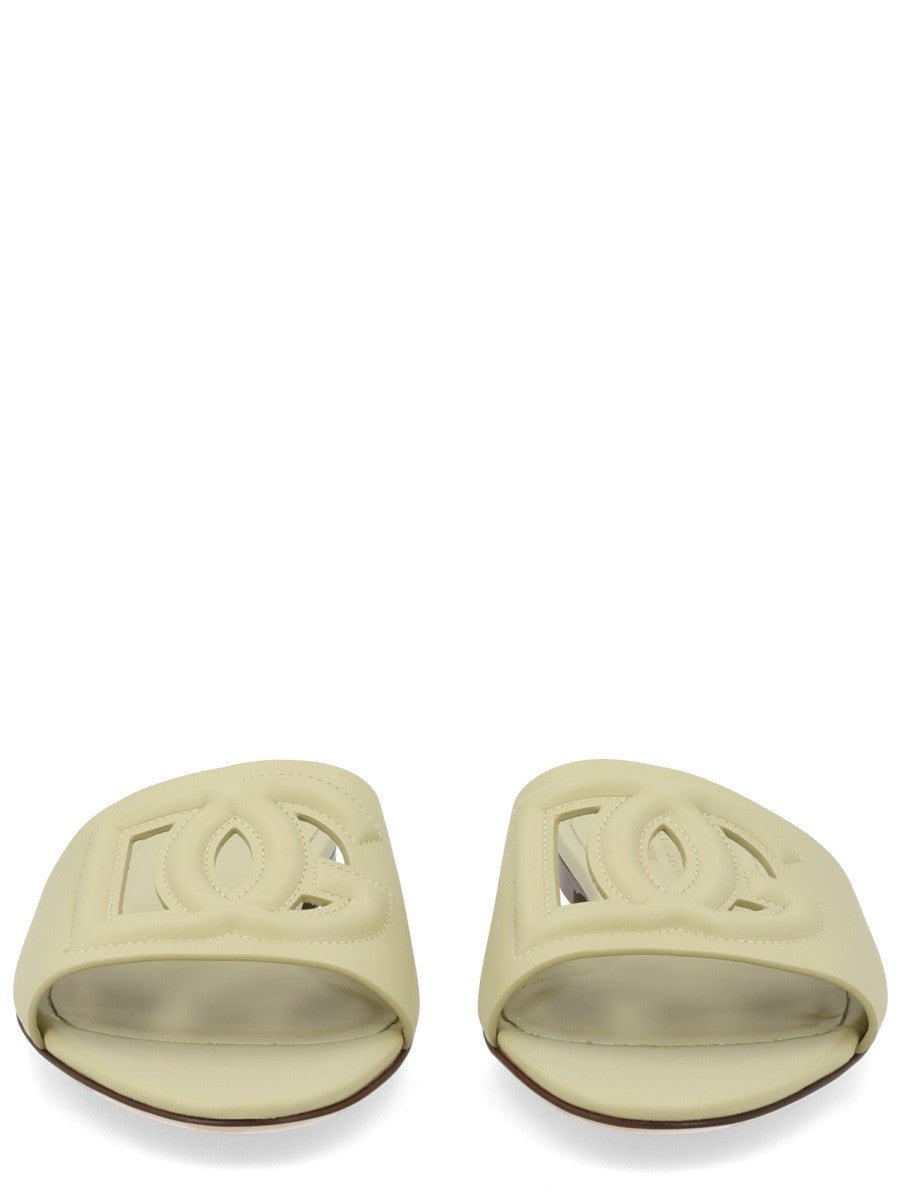 Dolce & Gabbana - SLIDE SANDAL WITH LOGO