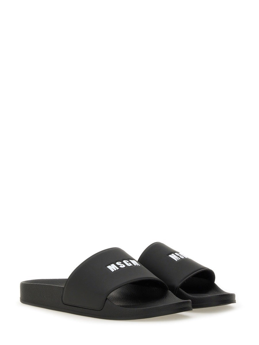 SLIDE SANDAL WITH LOGO
