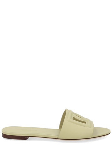 Dolce & Gabbana - SLIDE SANDAL WITH LOGO