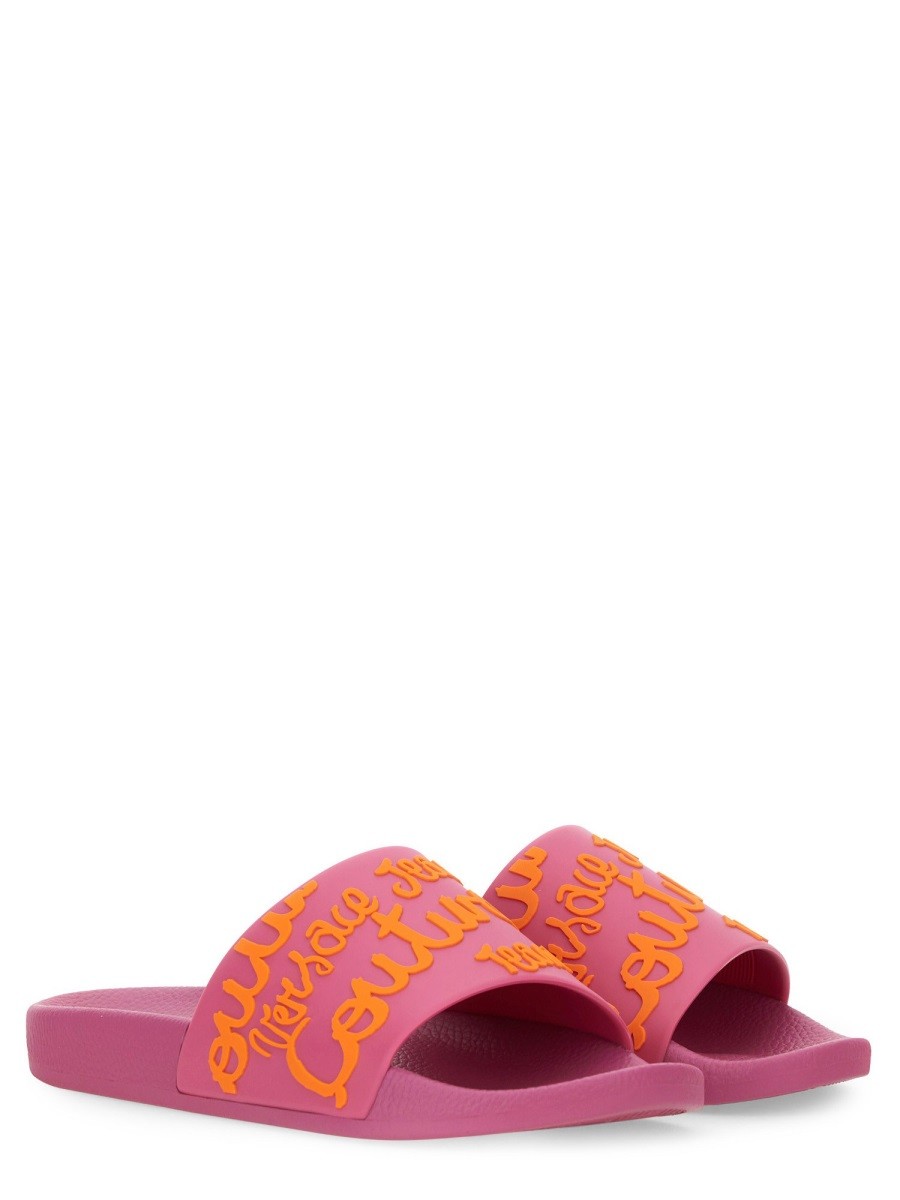 Versace Jeans Couture - SLIDE SANDAL WITH LOGO slide-sandal-with-logo_ed318aa1-fb8a-4383-aa39-910a0ec196d8