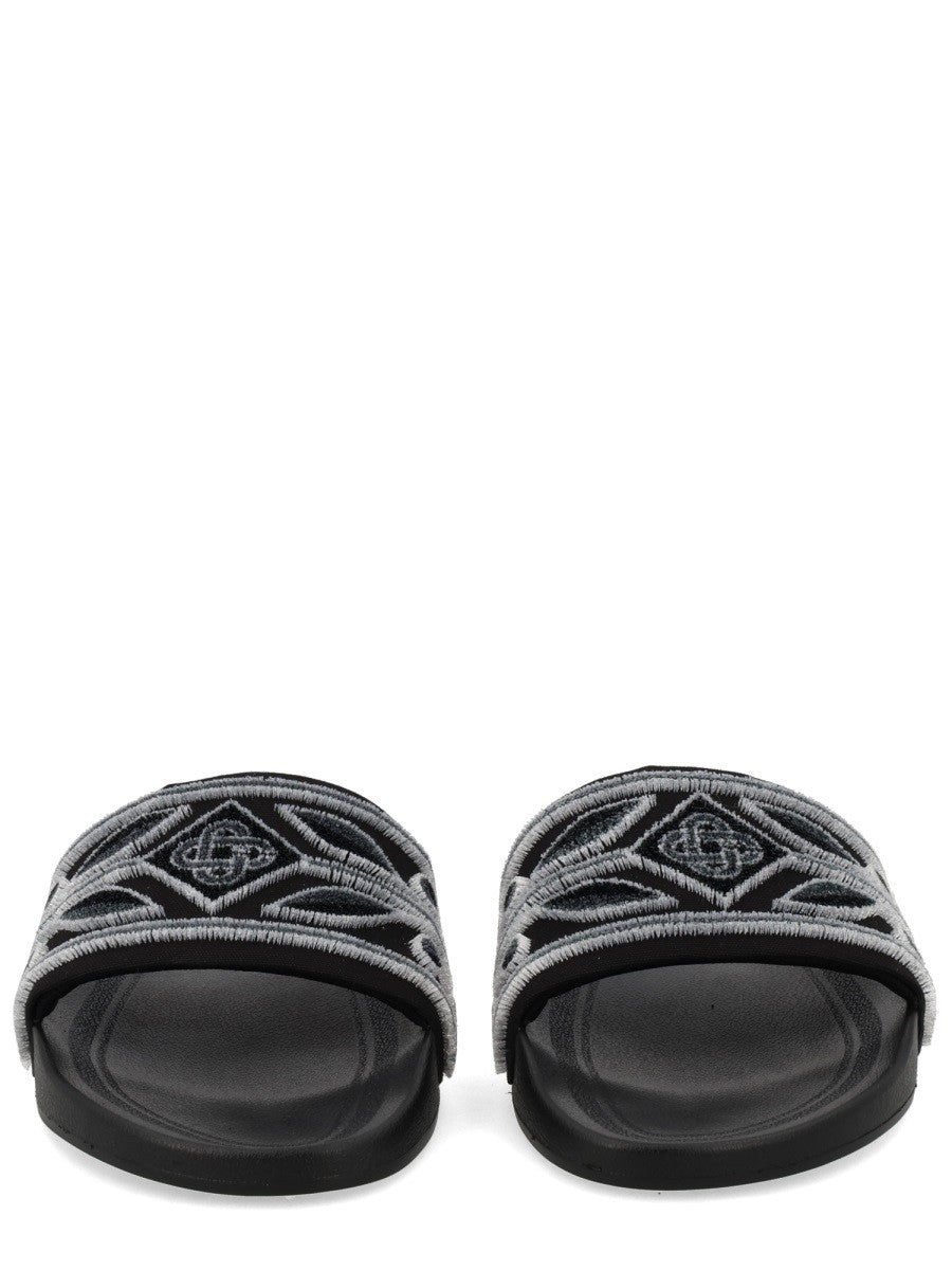 CASABLANCA - SLIDE WITH LOGO Unisex slide-with-logo
