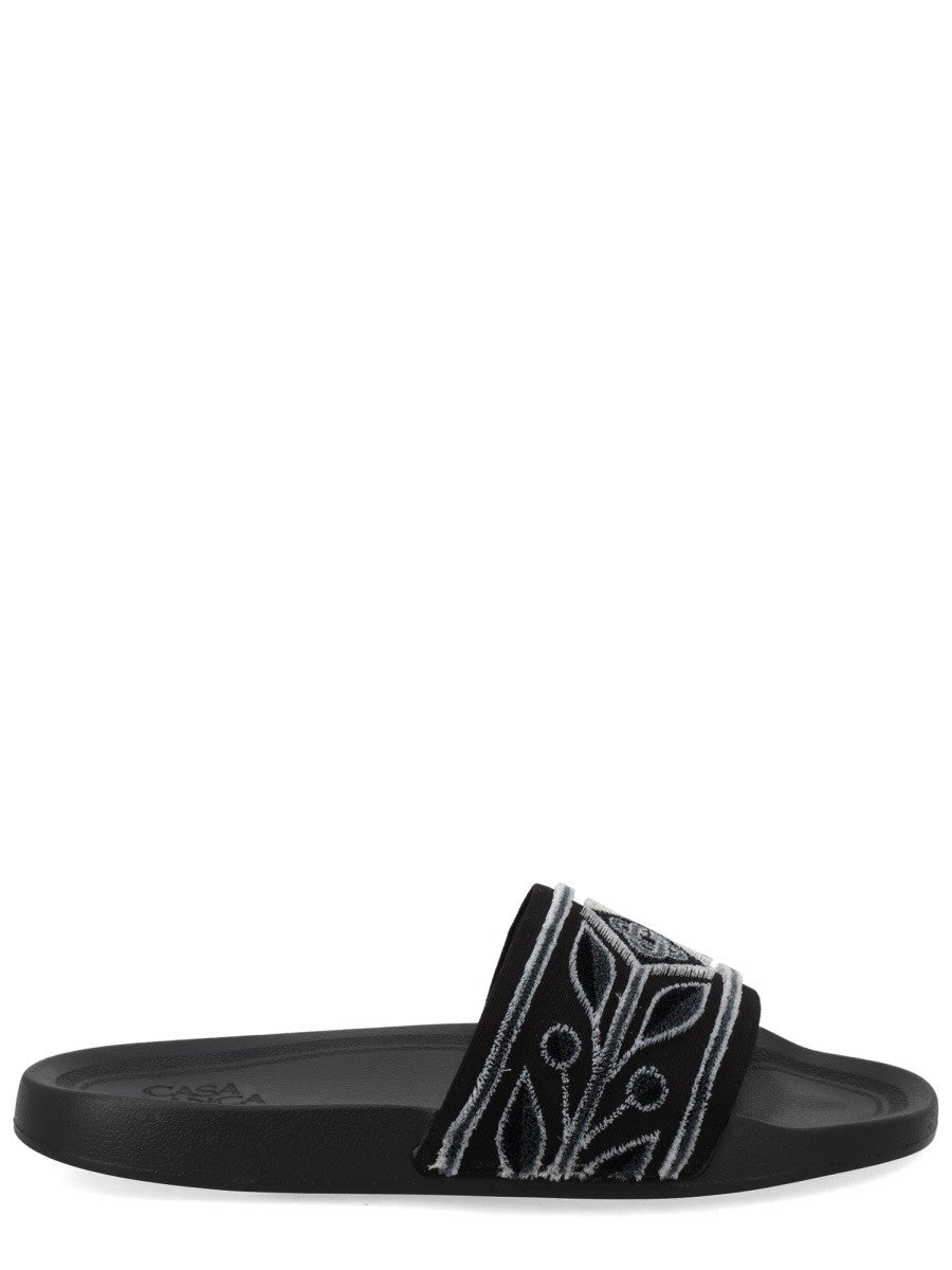 CASABLANCA - SLIDE WITH LOGO Unisex slide-with-logo_61227443-bbb3-4679-b2de-0a19a8316246
