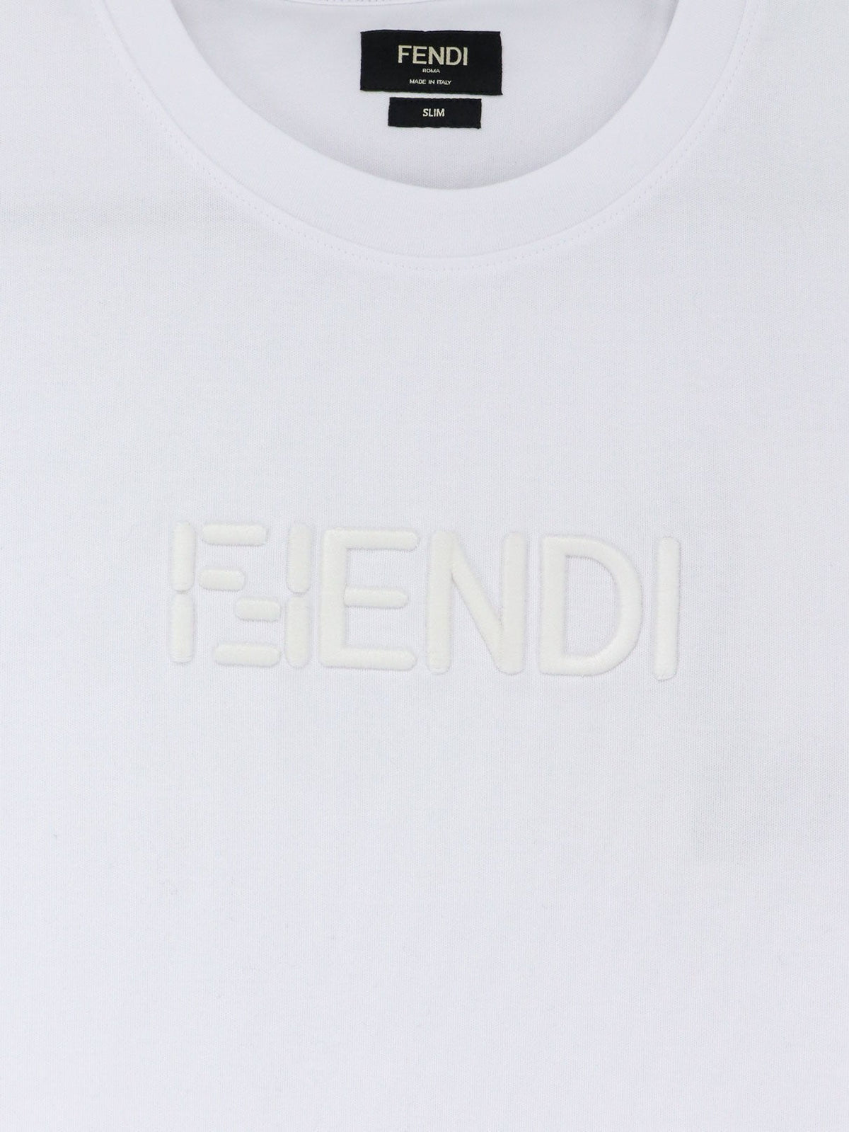 Fendi - Slim Fit cotton t-shirt