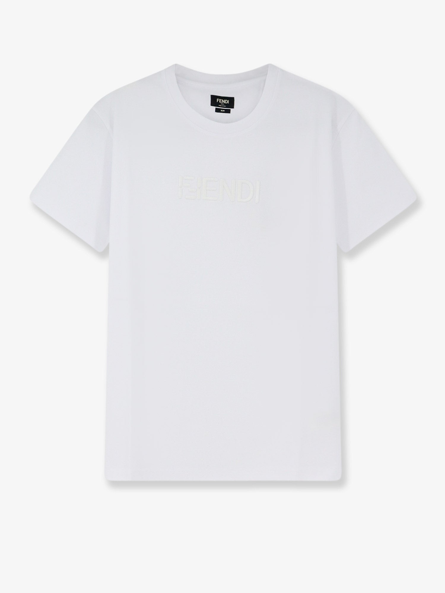 Fendi Slim Fit cotton t-shirt