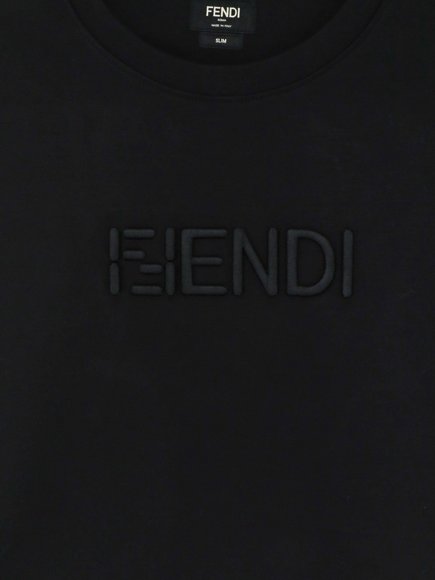 Fendi Fendi - Slim Fit cotton t-shirt