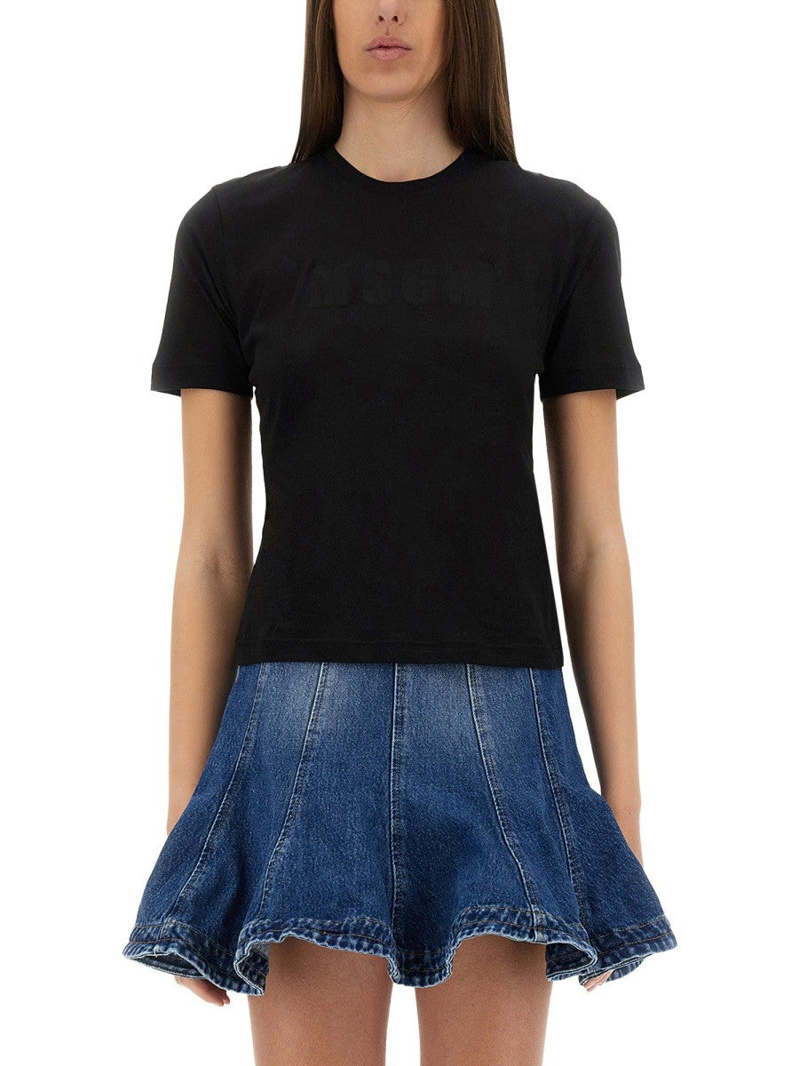 msgm - SLIM FIT T-SHIRT slim-fit-t-shirt_e2d16446-ebd8-4881-934f-1991a4ee23f9