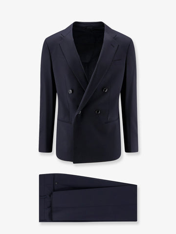 Giorgio Armani - Slim lightweight virgin wool suit Black