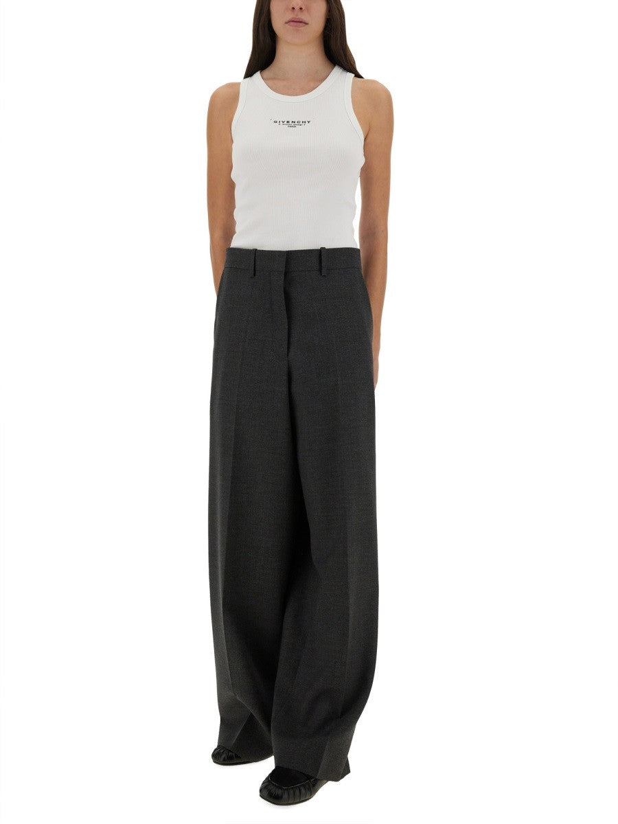 SLIM TANK TOP WITH LOGO PRINT