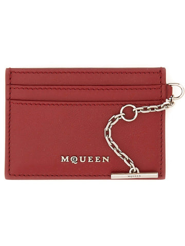 Alexander McQueen Red Sling Card Holder sling-card-holder_9f20e736-9b09-4361-b526-d5c7b47d3883