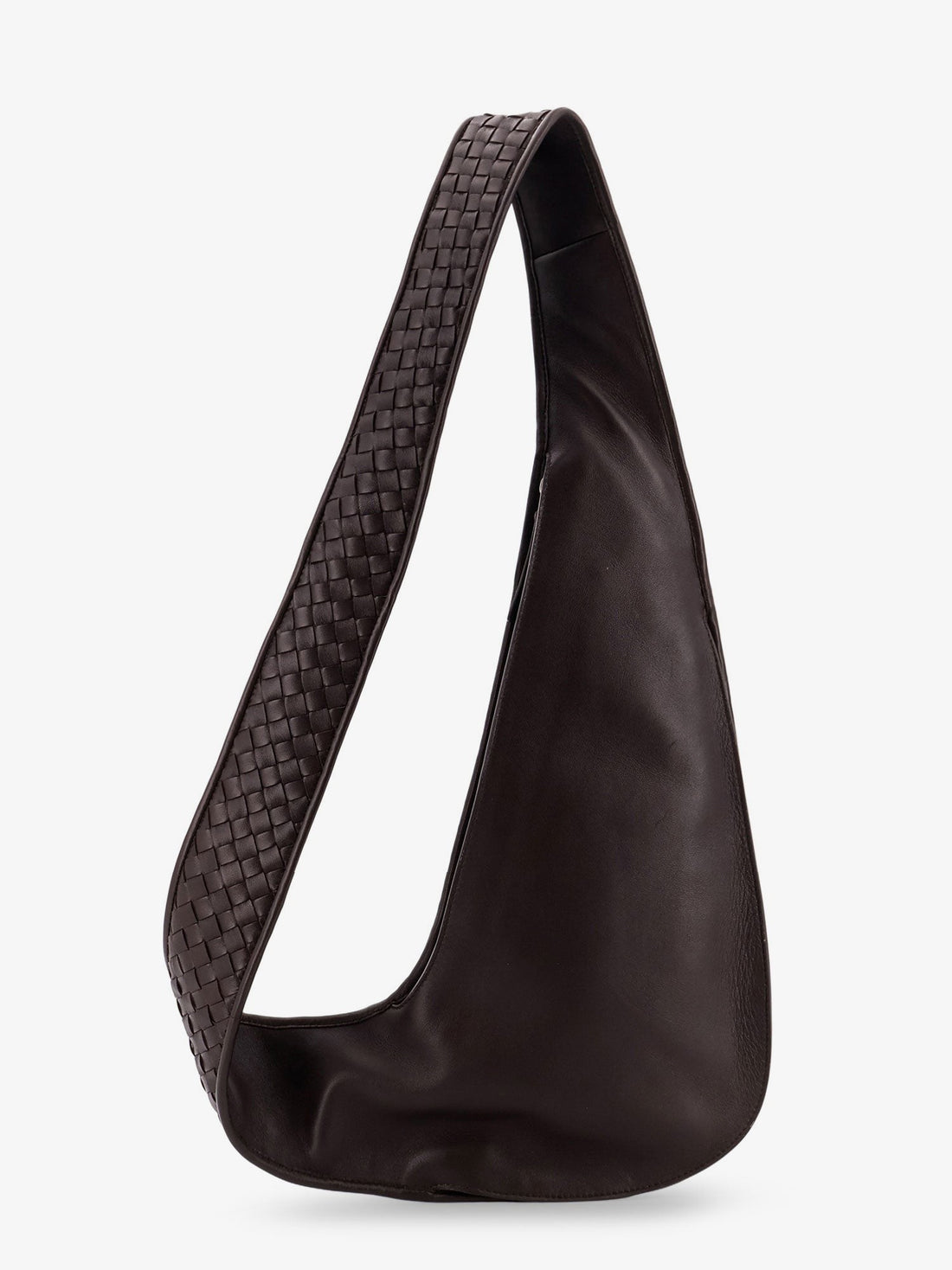 Sling Veneto Intrecciato leather crossbody bag