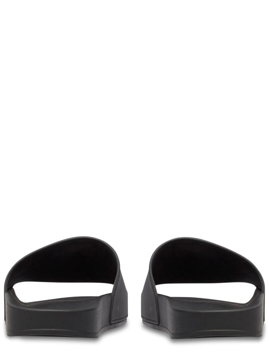 SLIP-ON SANDAL WITH LOGO