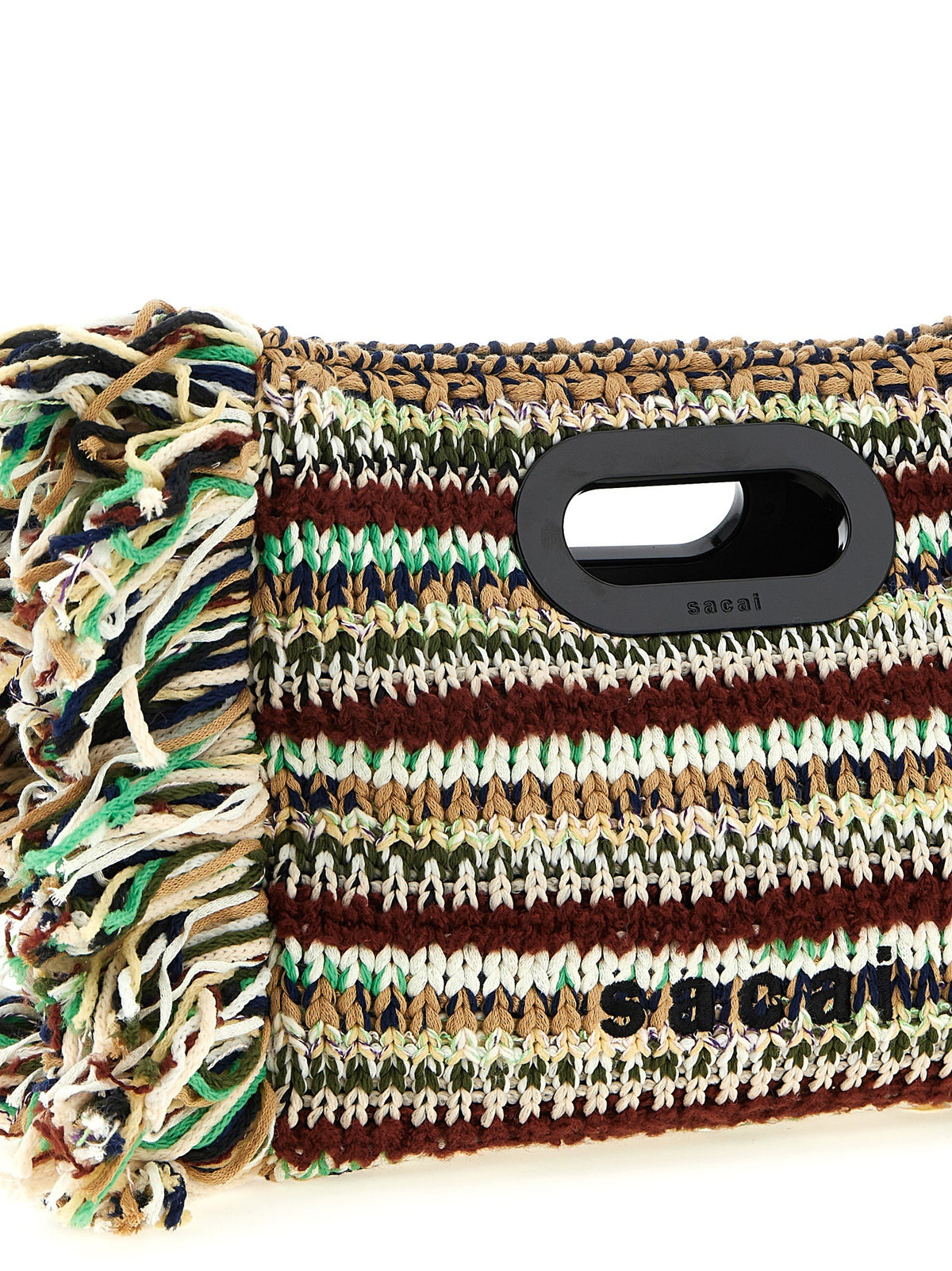 SACAI - Small fringe shopping bag