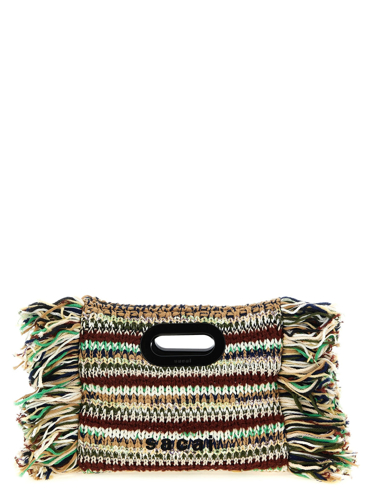 SACAI - Small fringe shopping bag