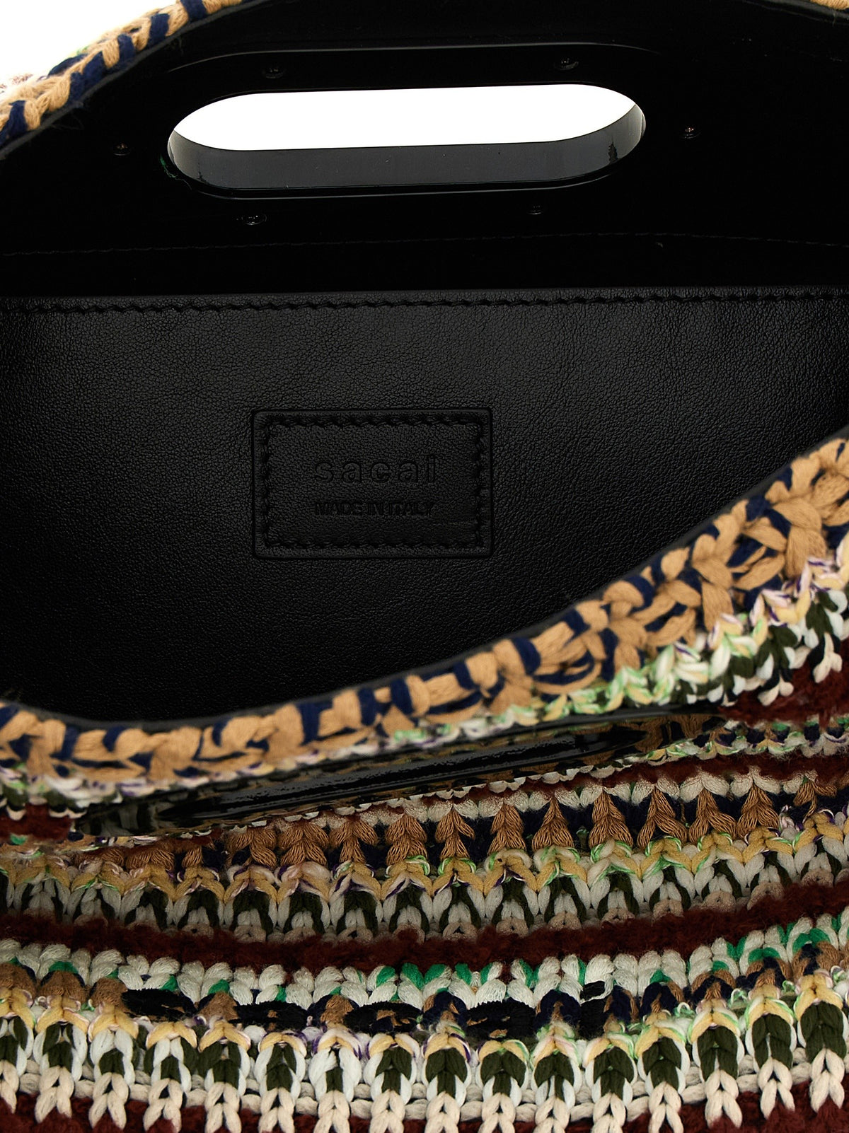 SACAI - Small fringe shopping bag