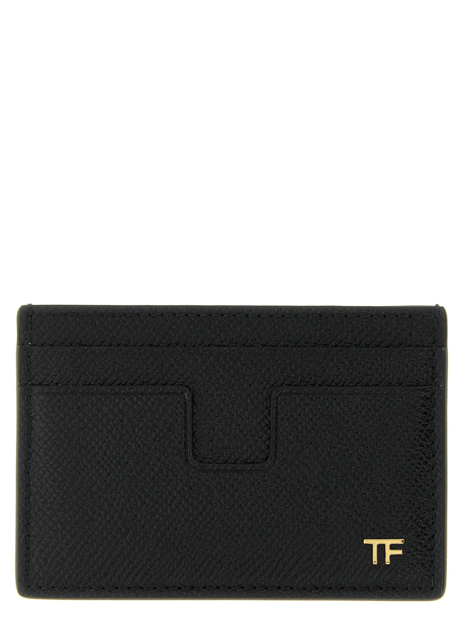 TOM FORD - Small grain leather cardholder