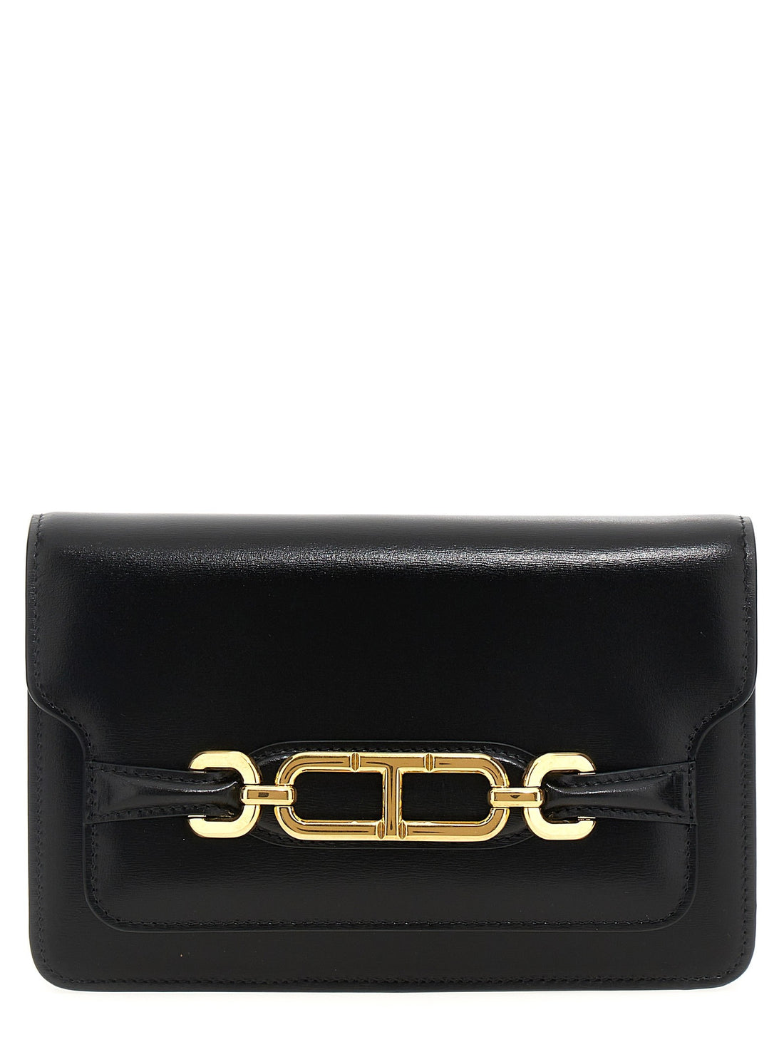 TOM FORD - Small leather crossbody bag Black U
