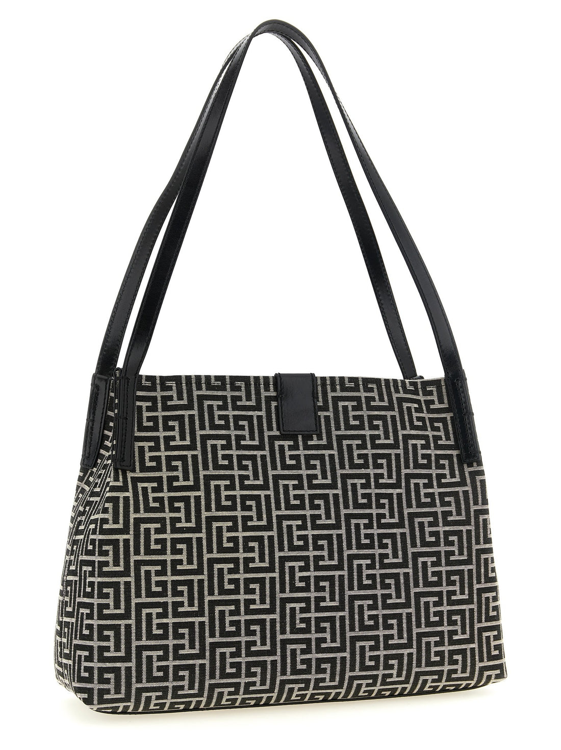 Balmain - Small 'Release' shopping bag White Black U