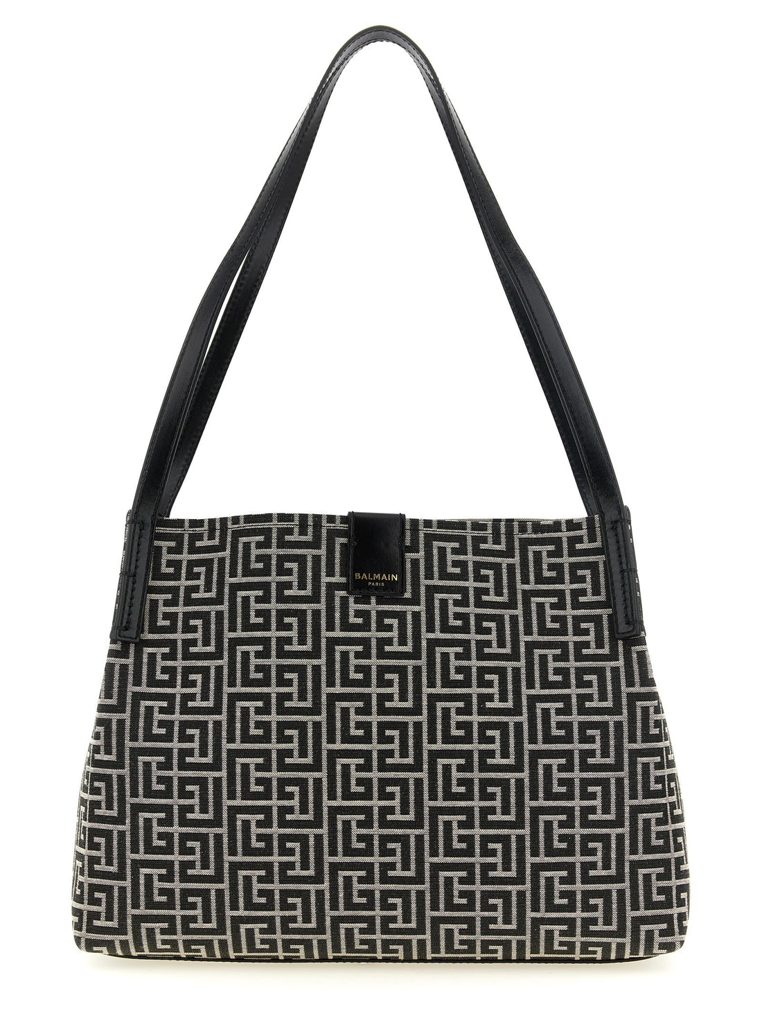 Balmain - Small 'Release' shopping bag White Black U