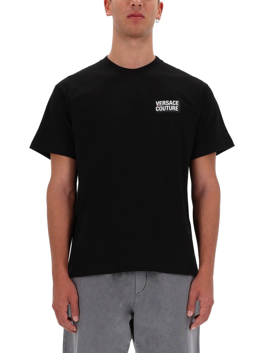 Versace Jeans Couture Versace Jeans Couture - SMALL SQUARE LOGO T-SHIRT