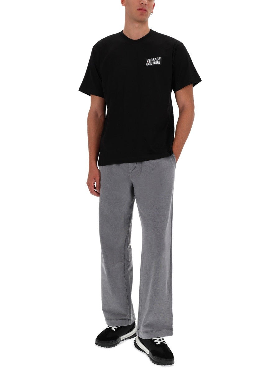 Versace Jeans Couture Versace Jeans Couture - SMALL SQUARE LOGO T-SHIRT