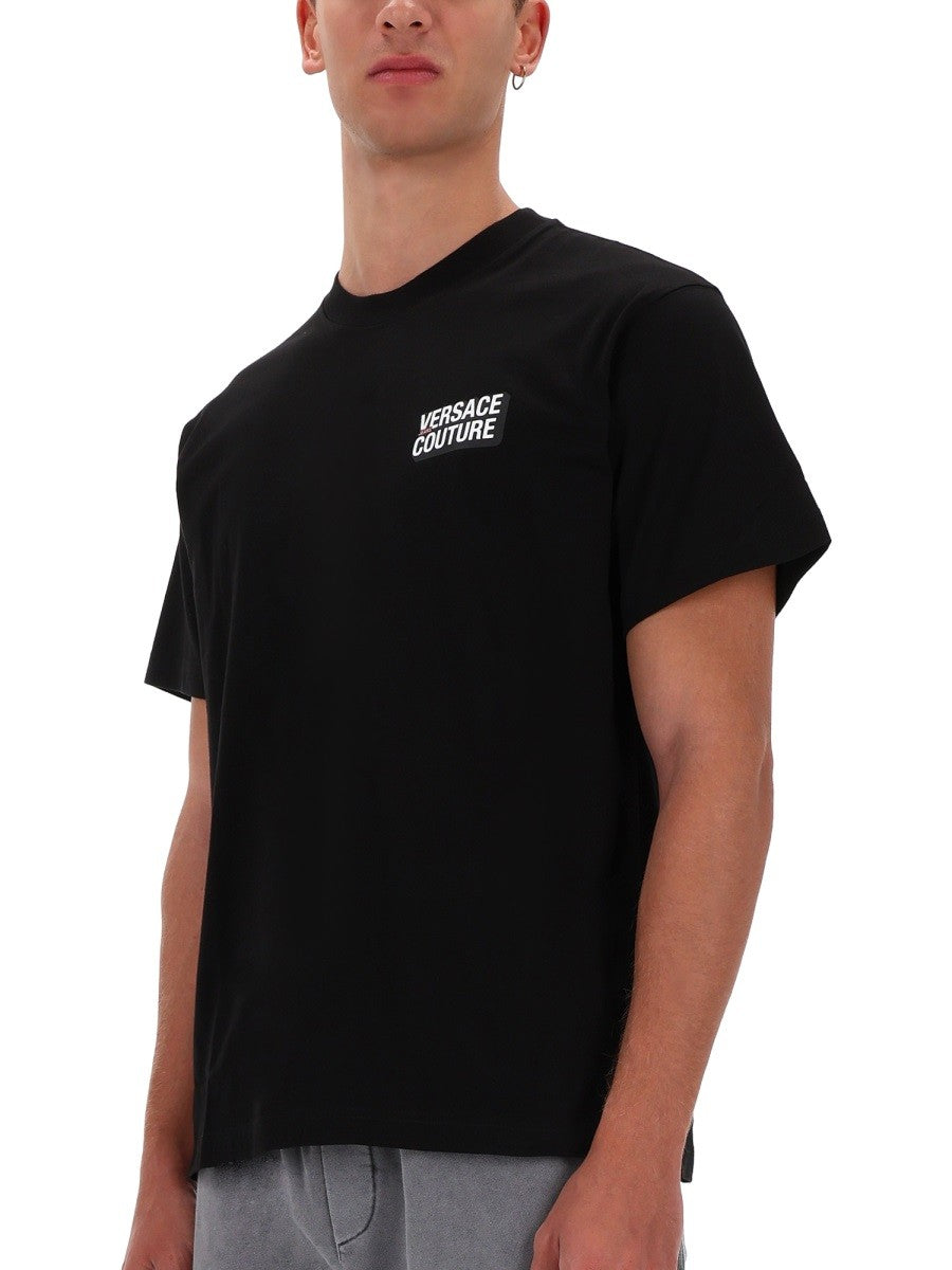 Versace Jeans Couture Versace Jeans Couture - SMALL SQUARE LOGO T-SHIRT
