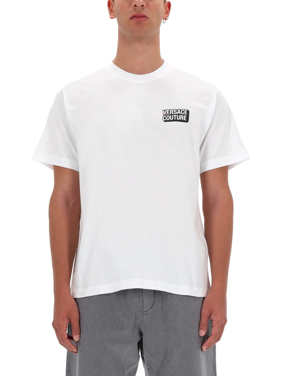 Versace Jeans Couture Versace Jeans Couture - SMALL SQUARE LOGO T-SHIRT