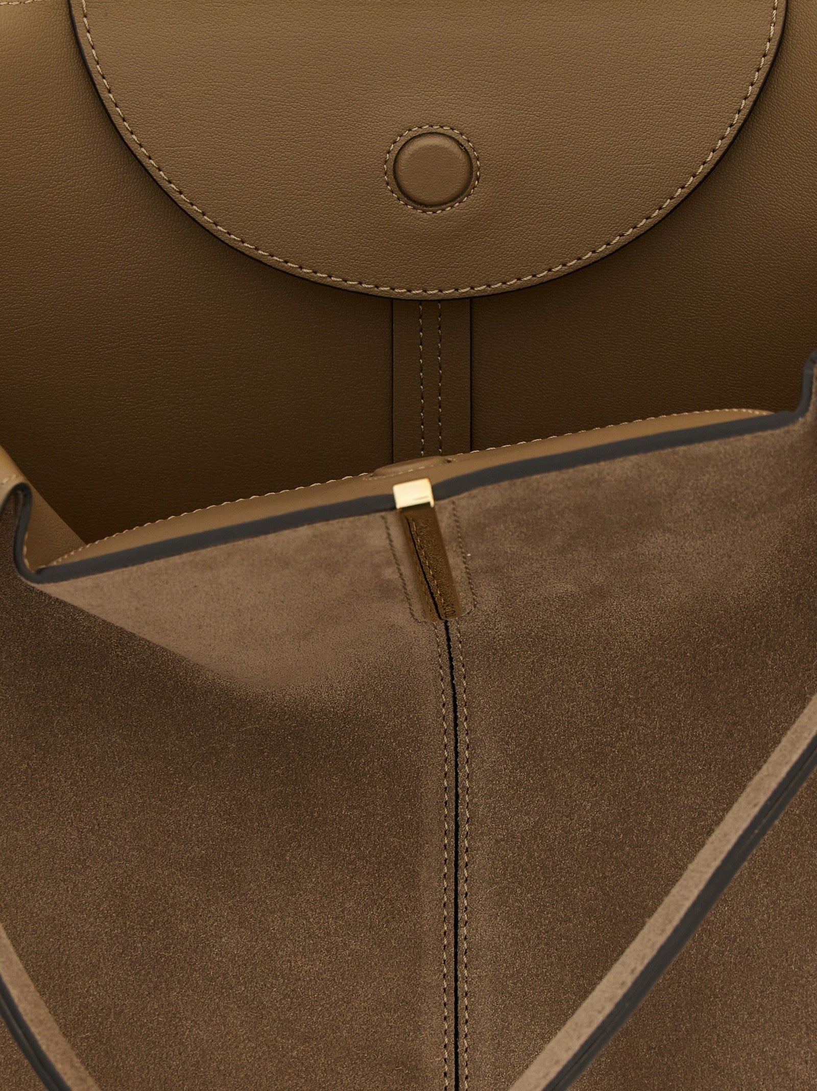 TOD'S - Small to medium suede shopping bag