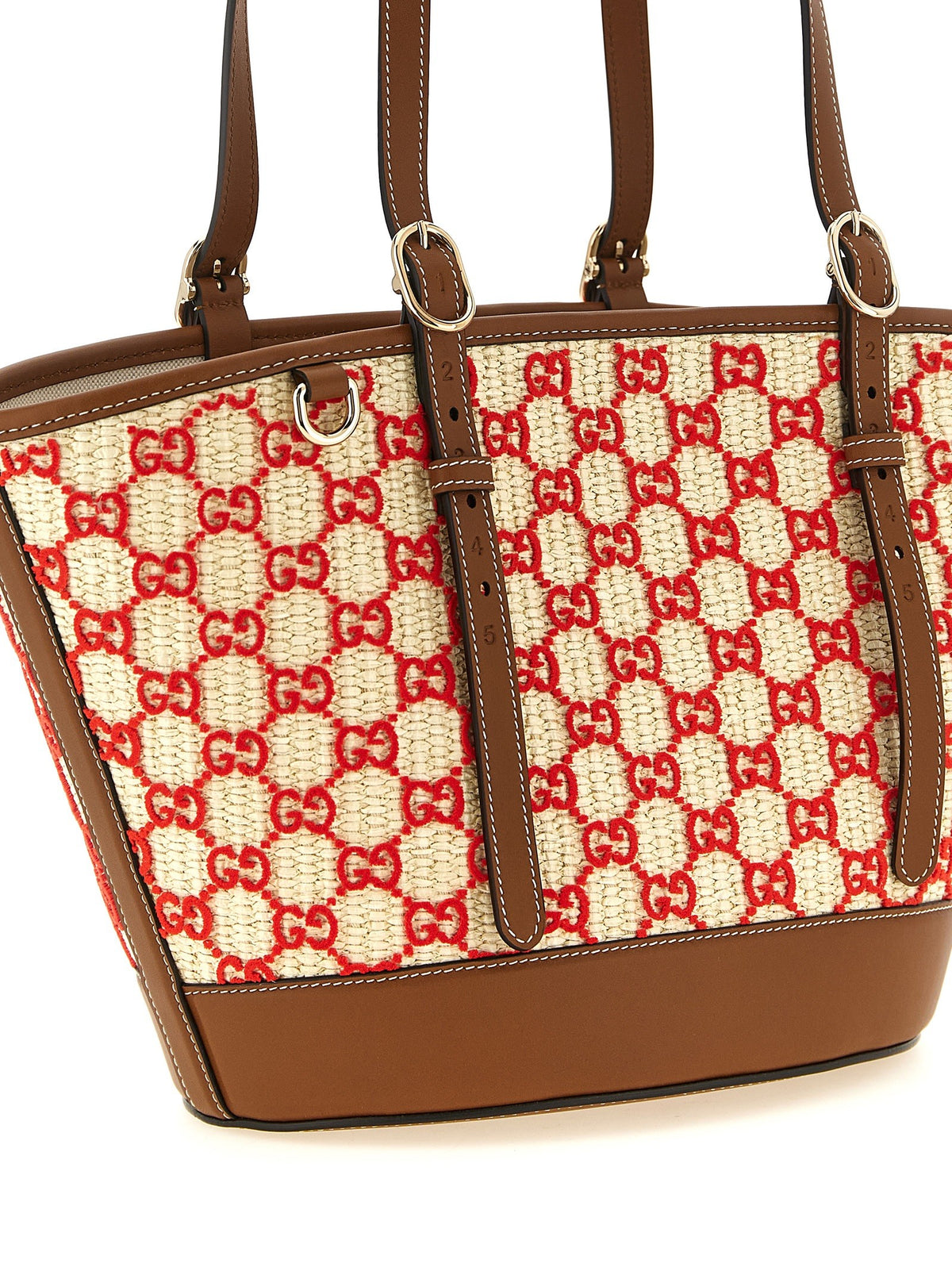 Gucci - Small woven shopping bag