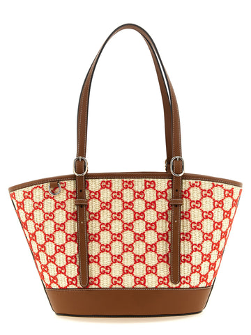 Gucci - Small woven shopping bag