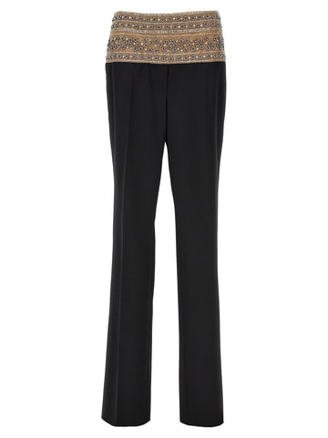stella mccartney - 'Smoking' crystal trousers