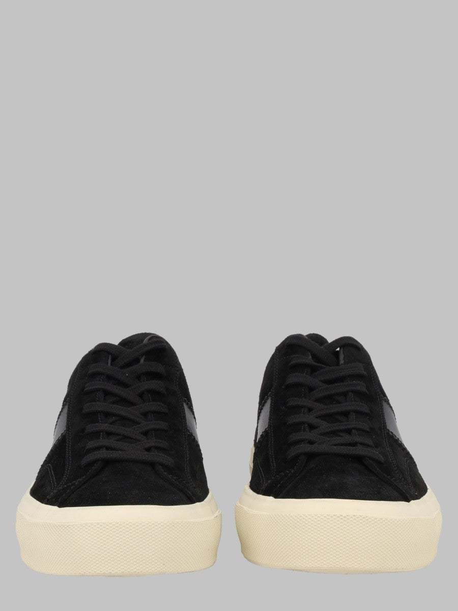 TOM FORD - SNEAKER CAMBRIDGE IN PELLE SCAMOSCIATA