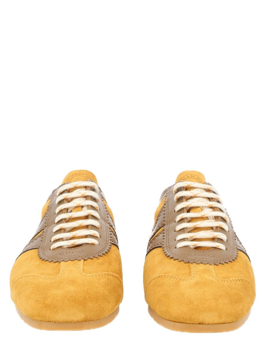 Dries Van Noten - Leather-Trimmed Suede Sneakers