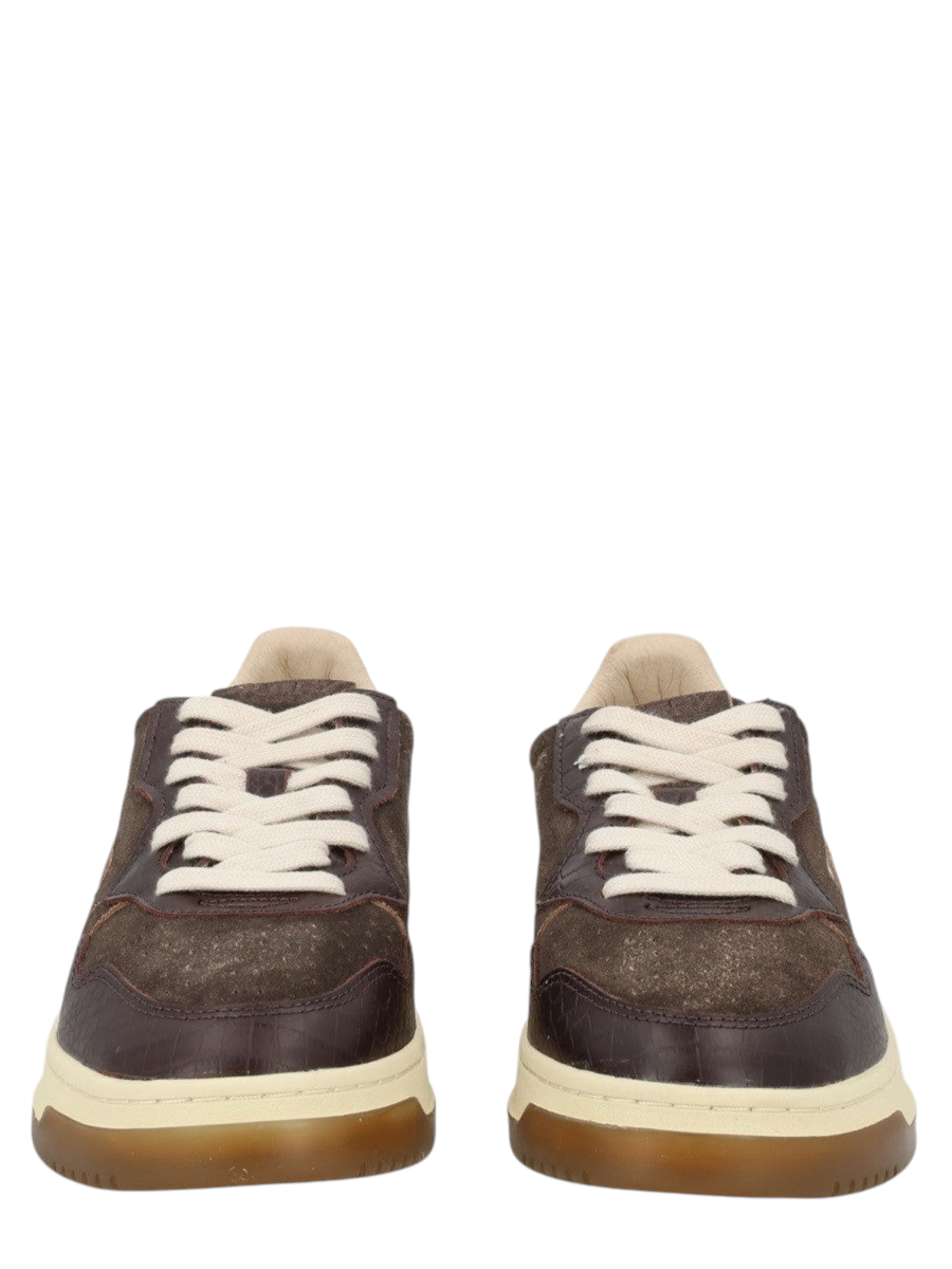 Autry - SNEAKER "MEDALIST LOW" DARK BROWN