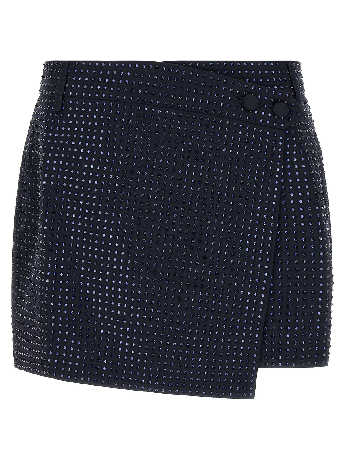 Pinko - 'Soave' skirt with rhinestones Blue 40 IT