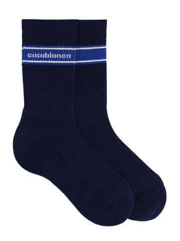 CASABLANCA SOCKS WITH LOGO Unisex
