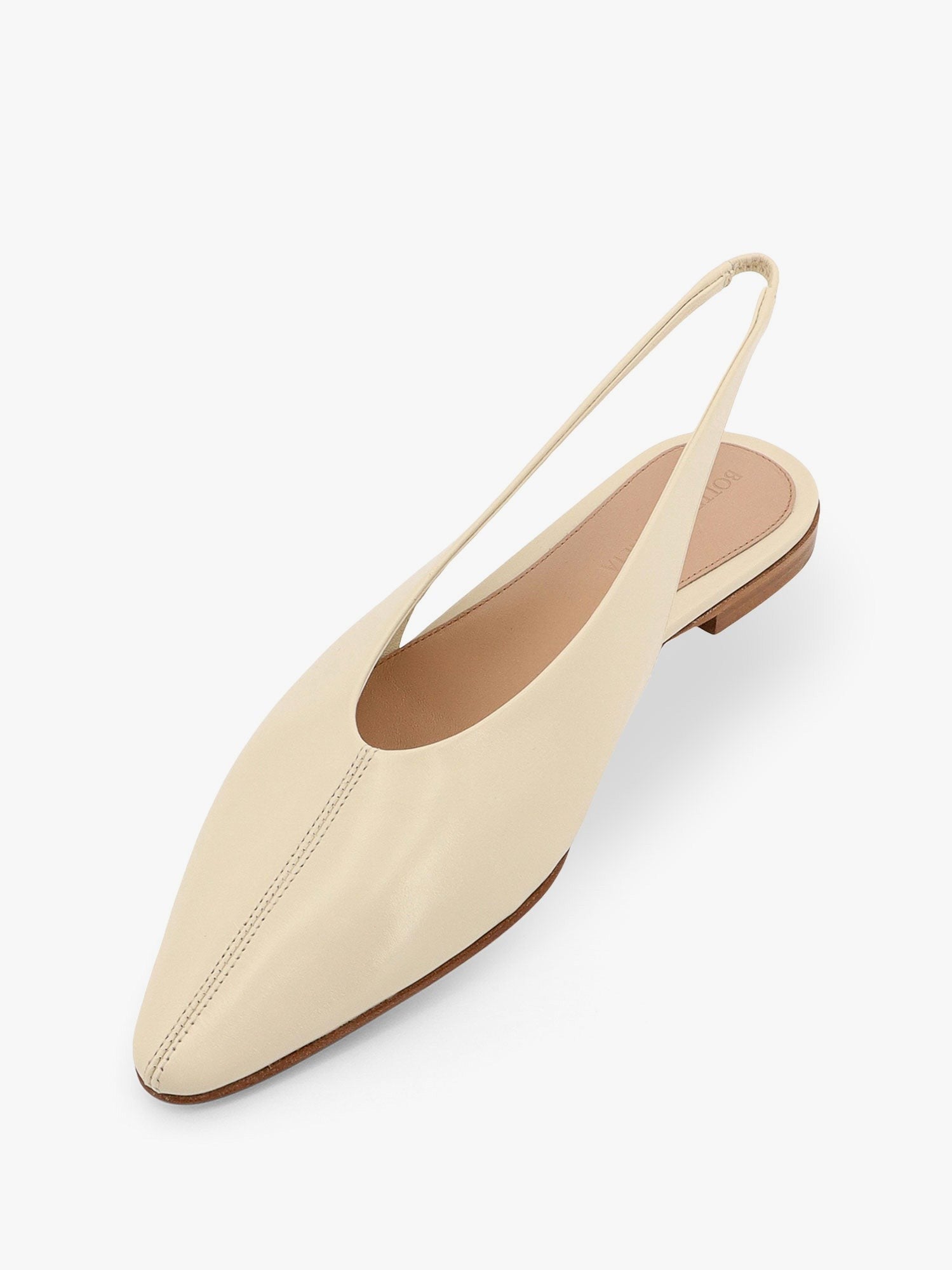 Sofia flat leather slingback