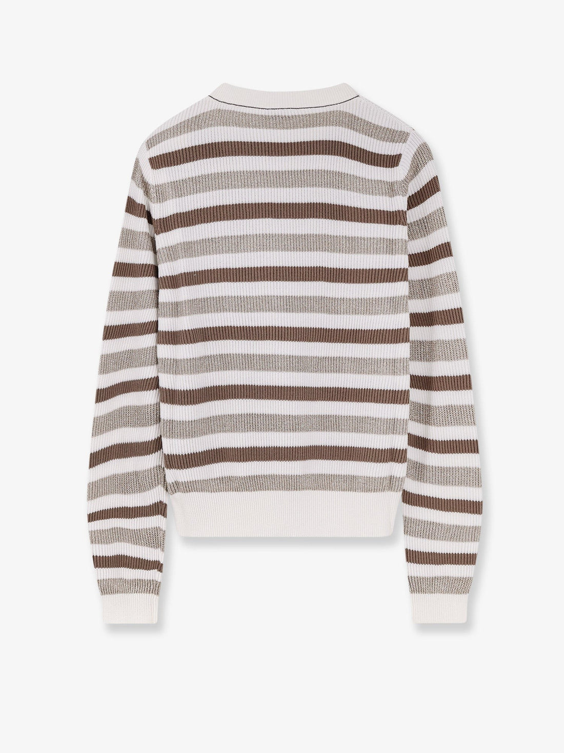 Sparkling stripes cotton sweater
