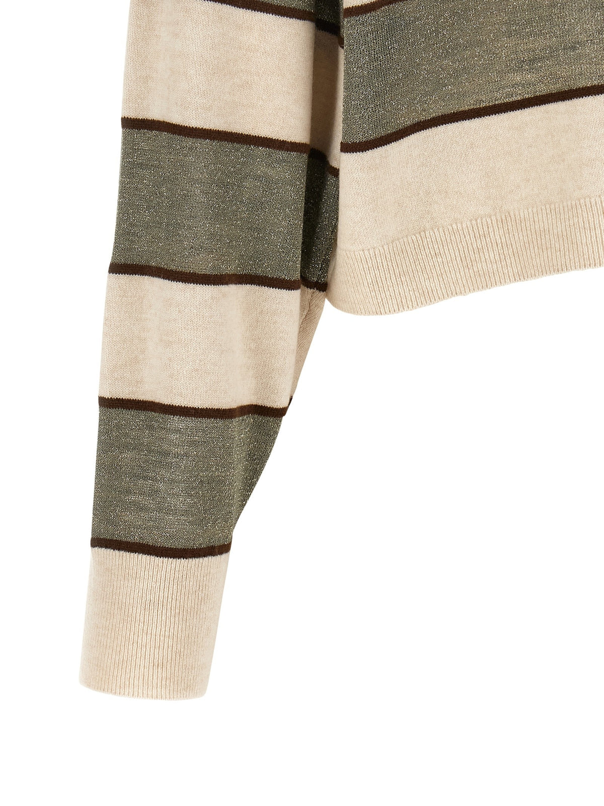 Brunello Cucinelli - 'Sparkling Stripes' polo shirt
