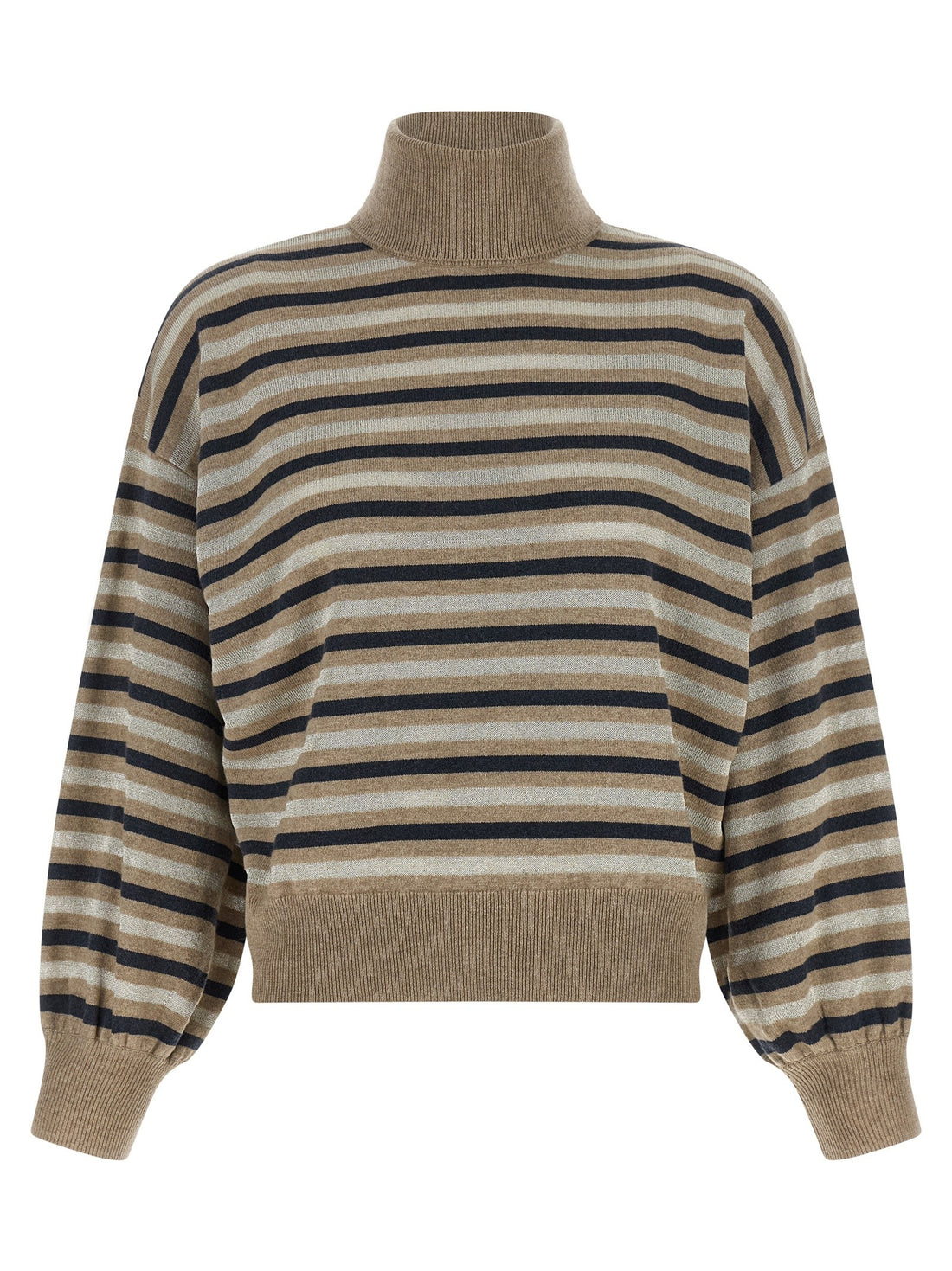 Brunello Cucinelli - 'Sparkling Stripes' Sweater MULTICOLOR