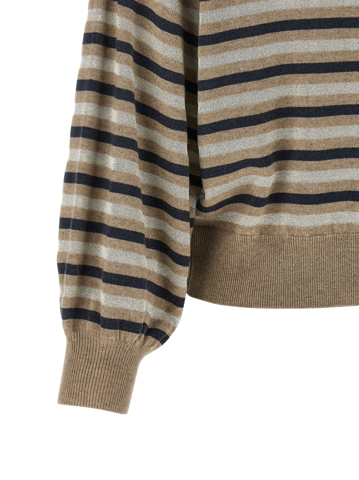 Brunello Cucinelli - 'Sparkling Stripes' Sweater